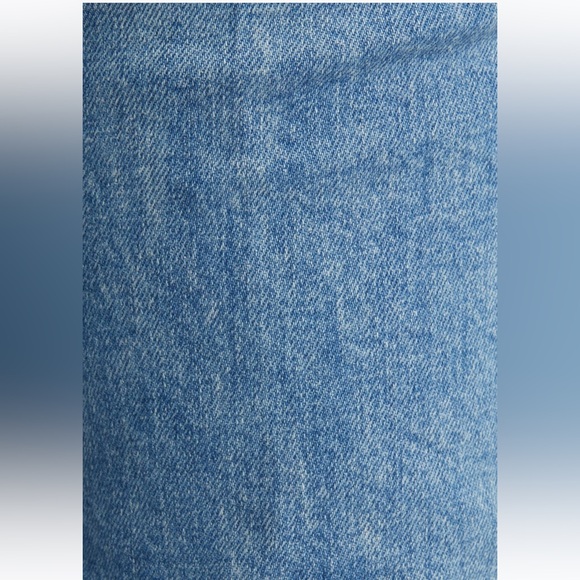 MOTHER Superior The Tripper High Waist Flood Frayed Flare Blue Jeans - Picture 6 of 9